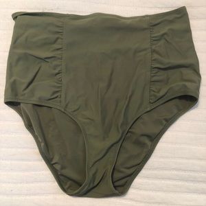 Aerie High Waisted Full Coverage Bikini Bottom